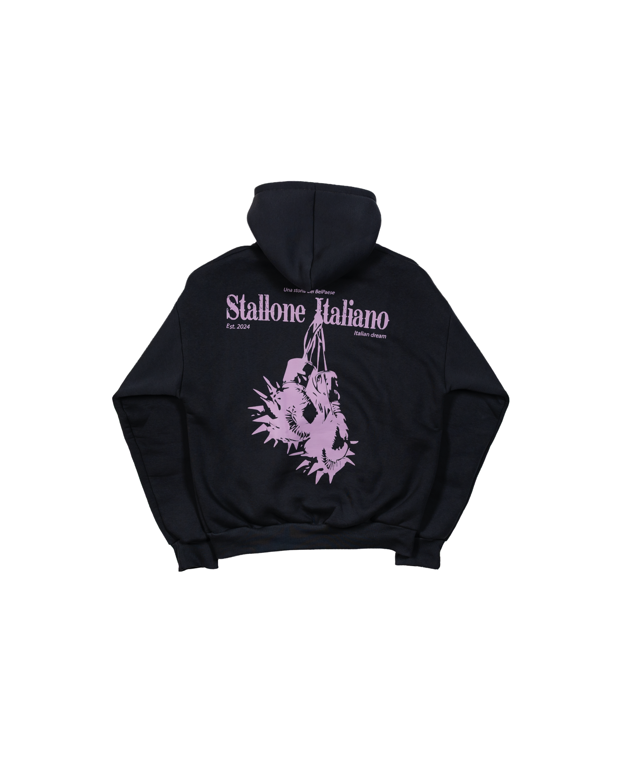 Sparring Hoodie Boxy Piombo