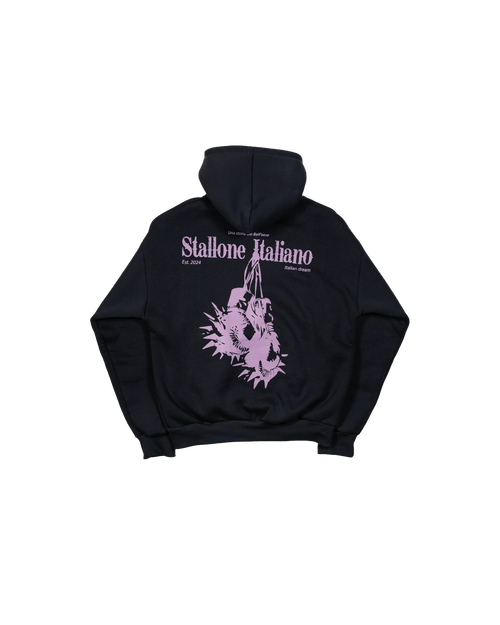 Sparring Hoodie Boxy Piombo