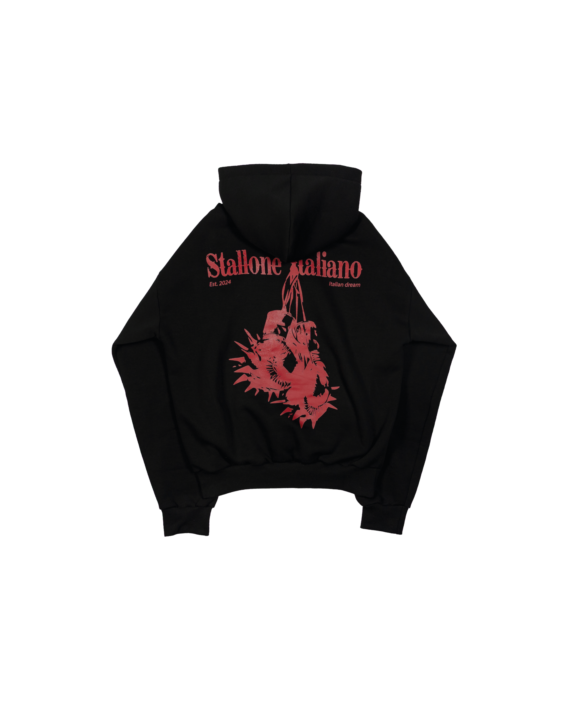 Sparring Hoodie Boxy Black