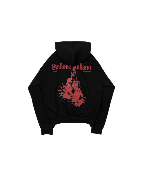 Sparring Hoodie Boxy Black