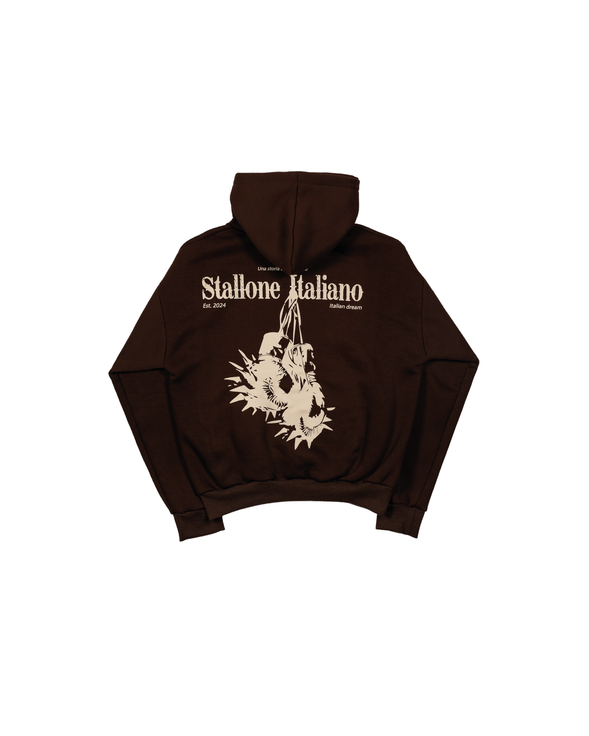 Sparring Hoodie Boxy Chocolate