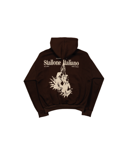 Sparring Hoodie Boxy Chocolate