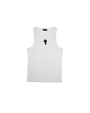 Tank-Top Cross Crochet White