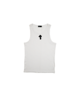 Tank-Top Cross Crochet White