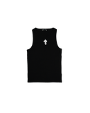 Tank-Top Cross Crochet Black