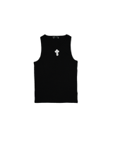 Tank-Top Cross Crochet Black