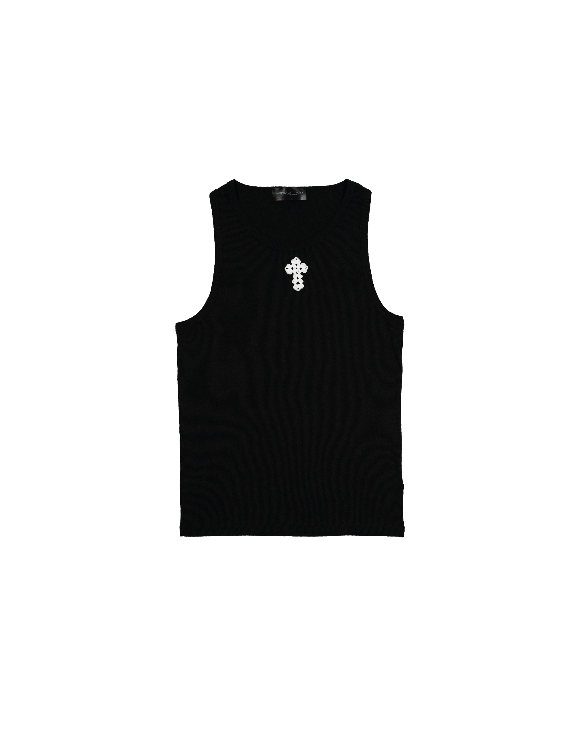 Tank-Top Cross Crochet Black