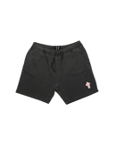 Box Logo Crochet Shorts Piombo