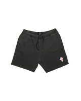 Box Logo Crochet Shorts Piombo
