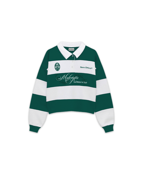 Maledetta Rugby Polo White & Green