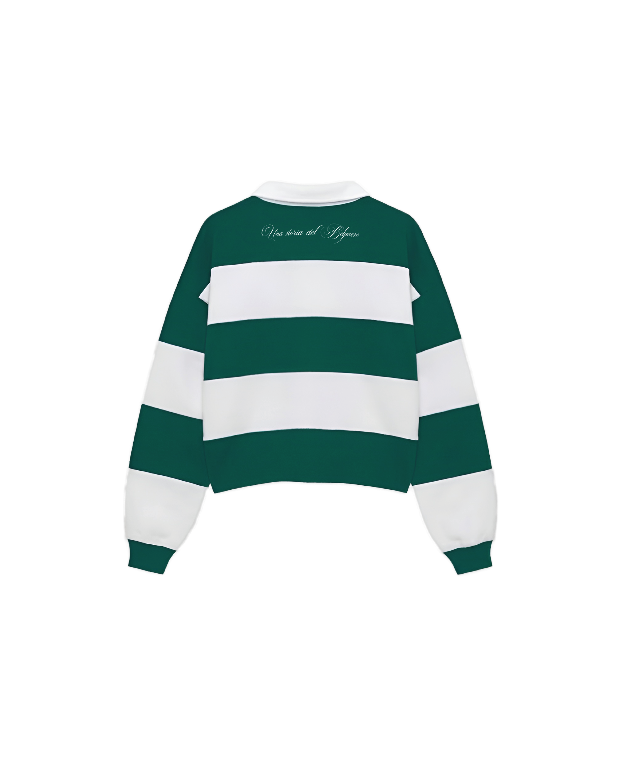 Maledetta Rugby Polo White & Green