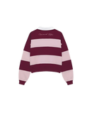 Maledetta Rugby Polo Pink & Burgundy