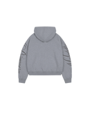Dannata Zip Hoodie Light Grey