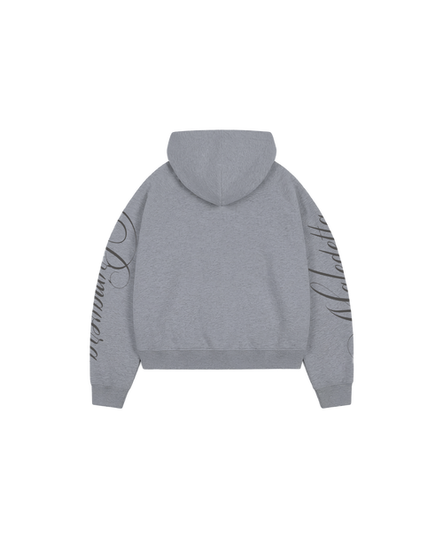 Dannata Zip Hoodie Light Grey