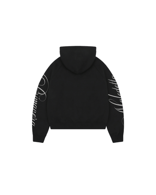 Dannata Zip Hoodie Black