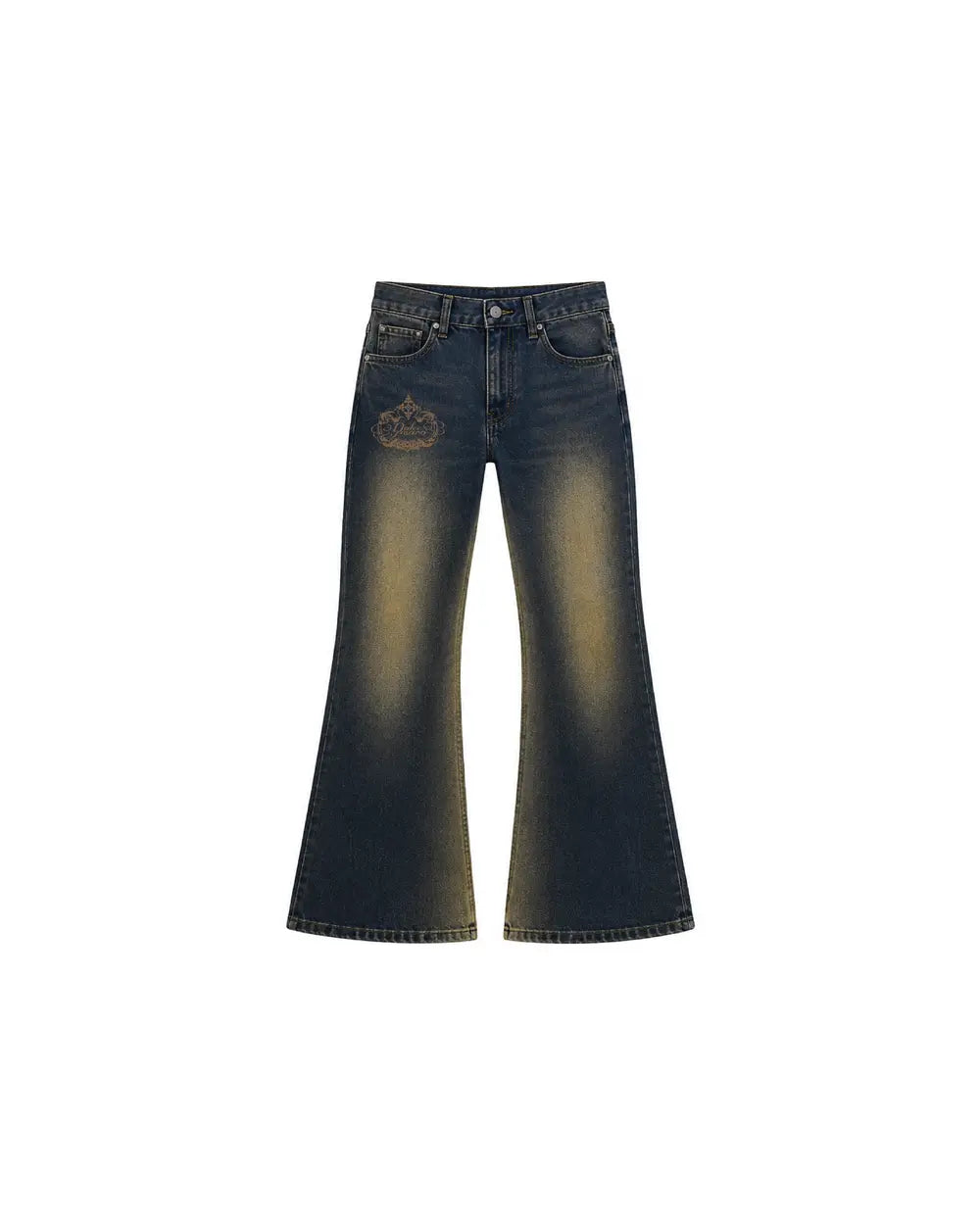 Purano Flare Jeans - Washed Blue